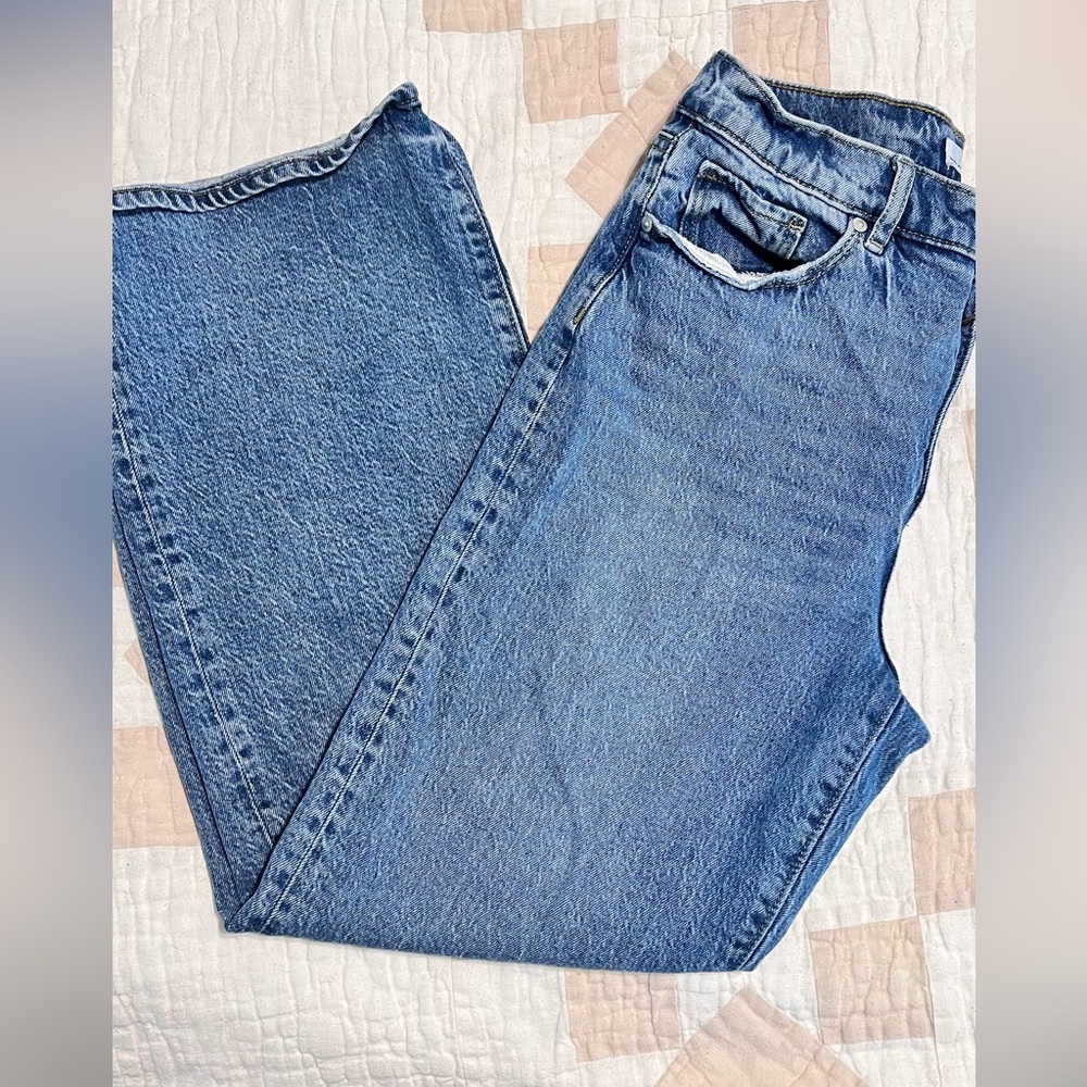 LOFT Blue Flare & Wide Leg Jeans